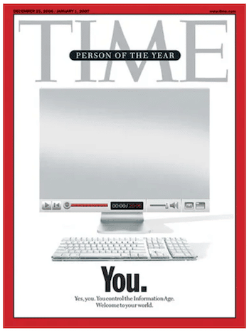 Couverture du Time Magazine - YOU 2006