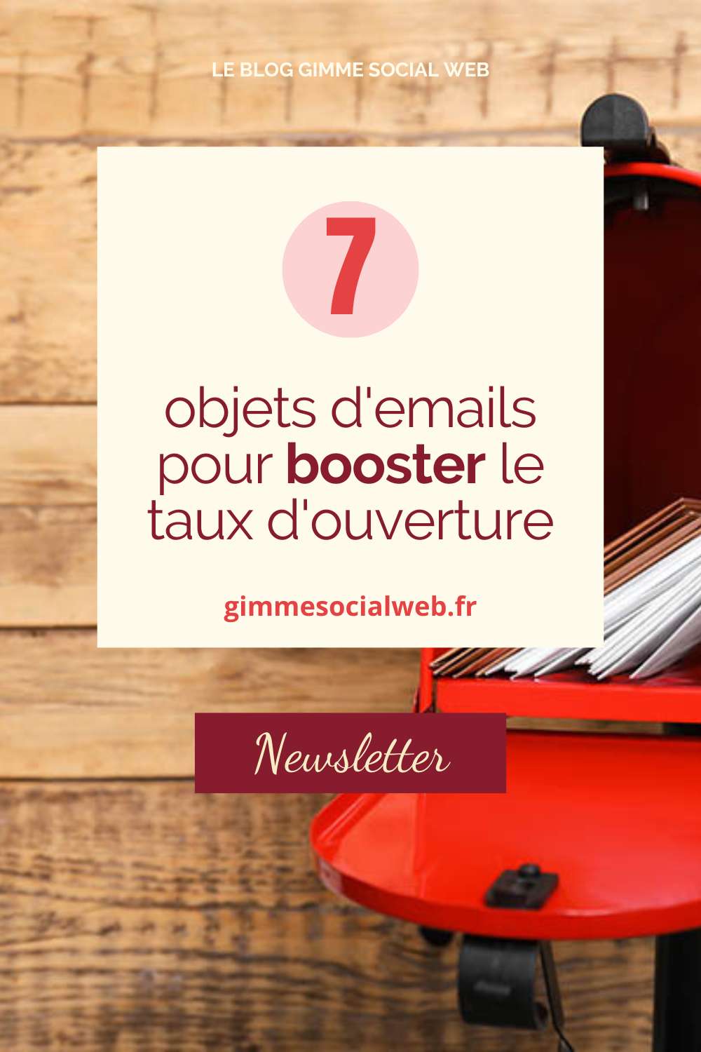 Epingle Pinterest Booster taux d'ouverture emailing