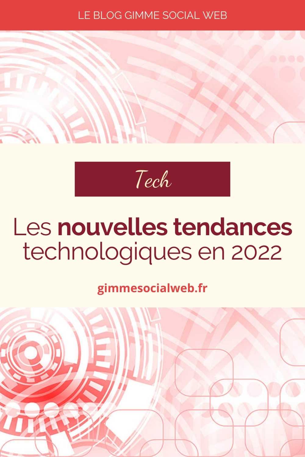 Epingle Pinterest Nouvelles Tendances Technologiques en 2022