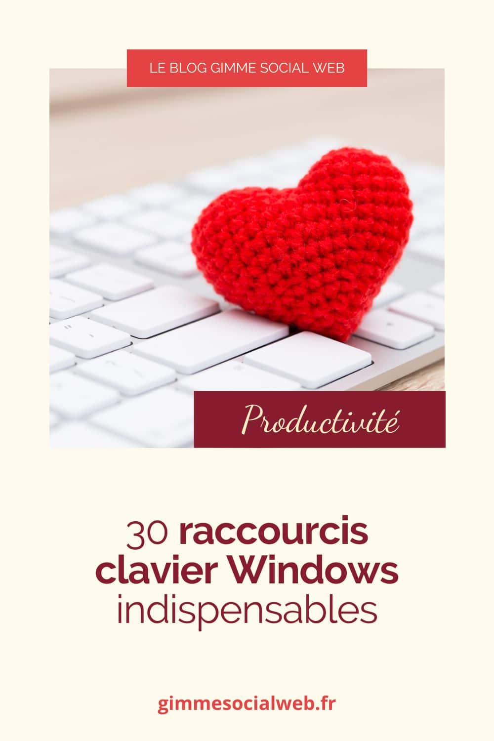 Epingle Pinterest raccourcis clavier Windows - Gimme Social Web