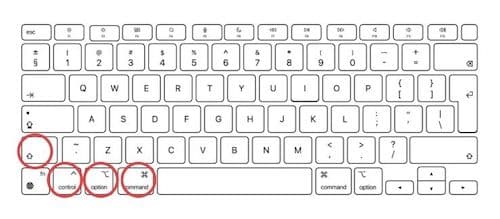 clavier blanc mac touches spéciales