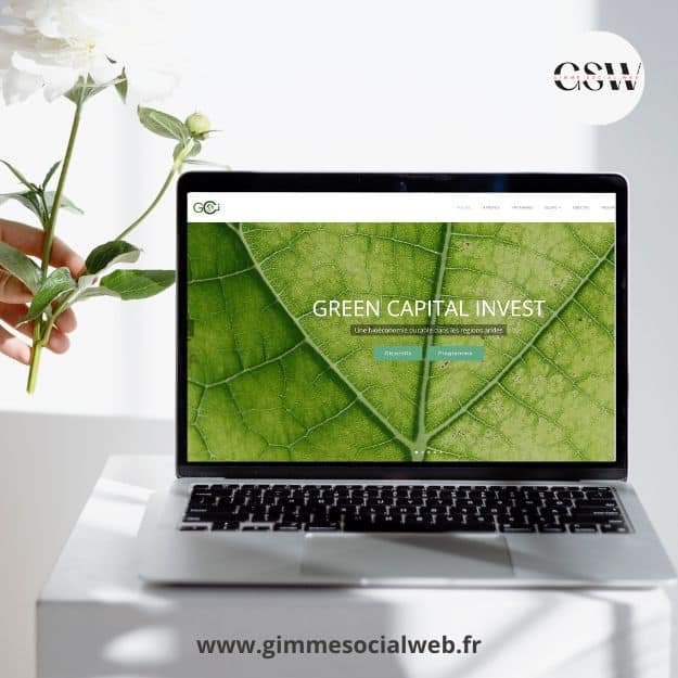 Création du site internet de Green Capital Invest