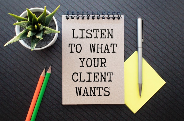 Listen to what your client wants - l'inbound marketing